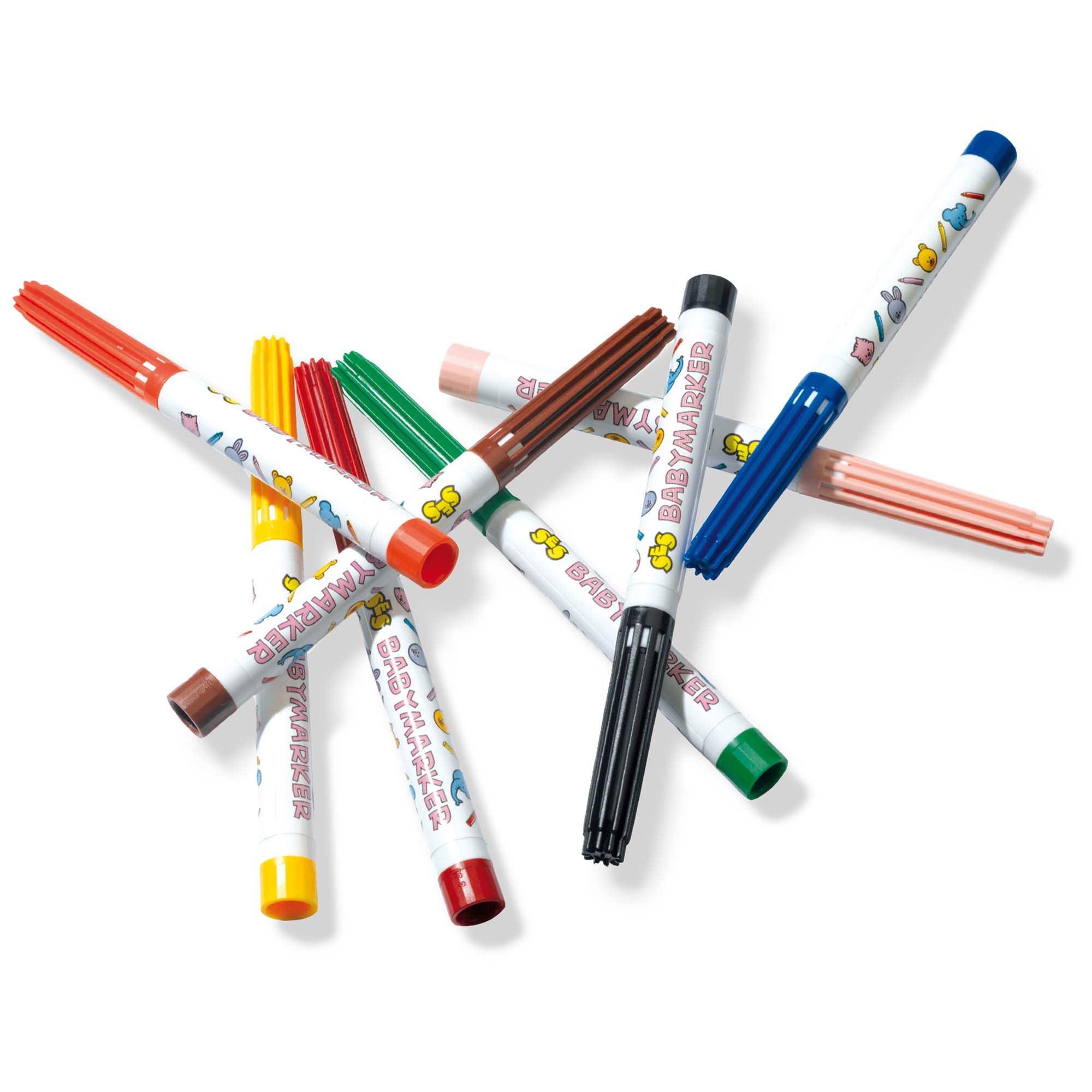 SES My First babymarkers - 8 viltstiften multi