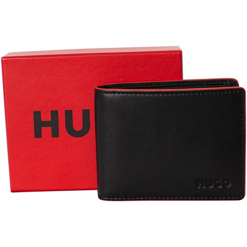 BOSS - Cartera De Cuero Del Metro Negro