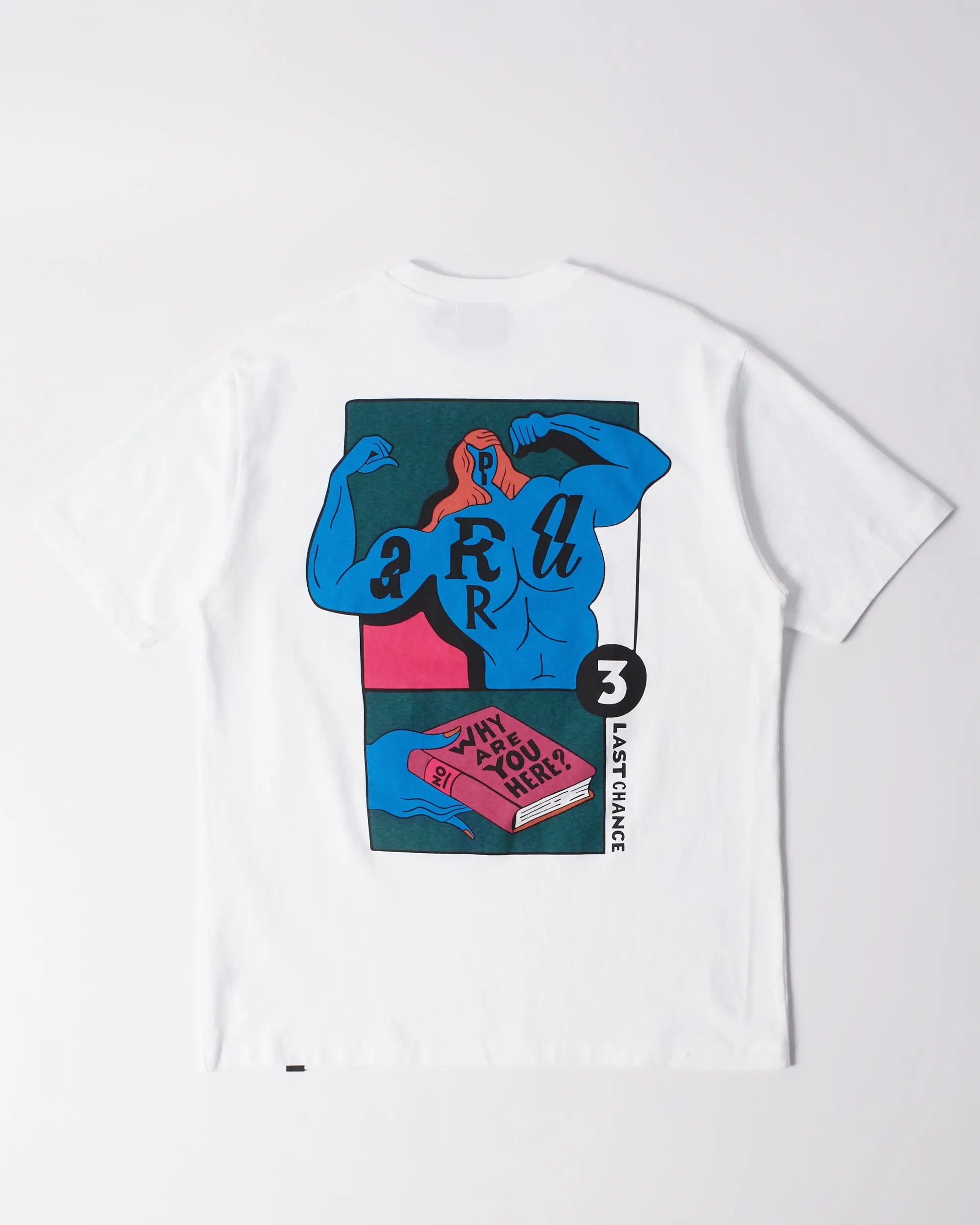 byParra Why Are You Here T-Shirt (White)