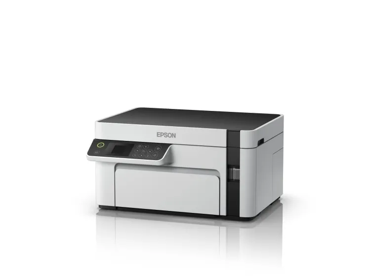 Epson EcoTank ET-M2120 - Multifunktionsprinter - S/H - blækprinter - A4/Legal (medie) - op til 15 spm (udskriver) - 150 ark - USB, Wi-Fi - hvid