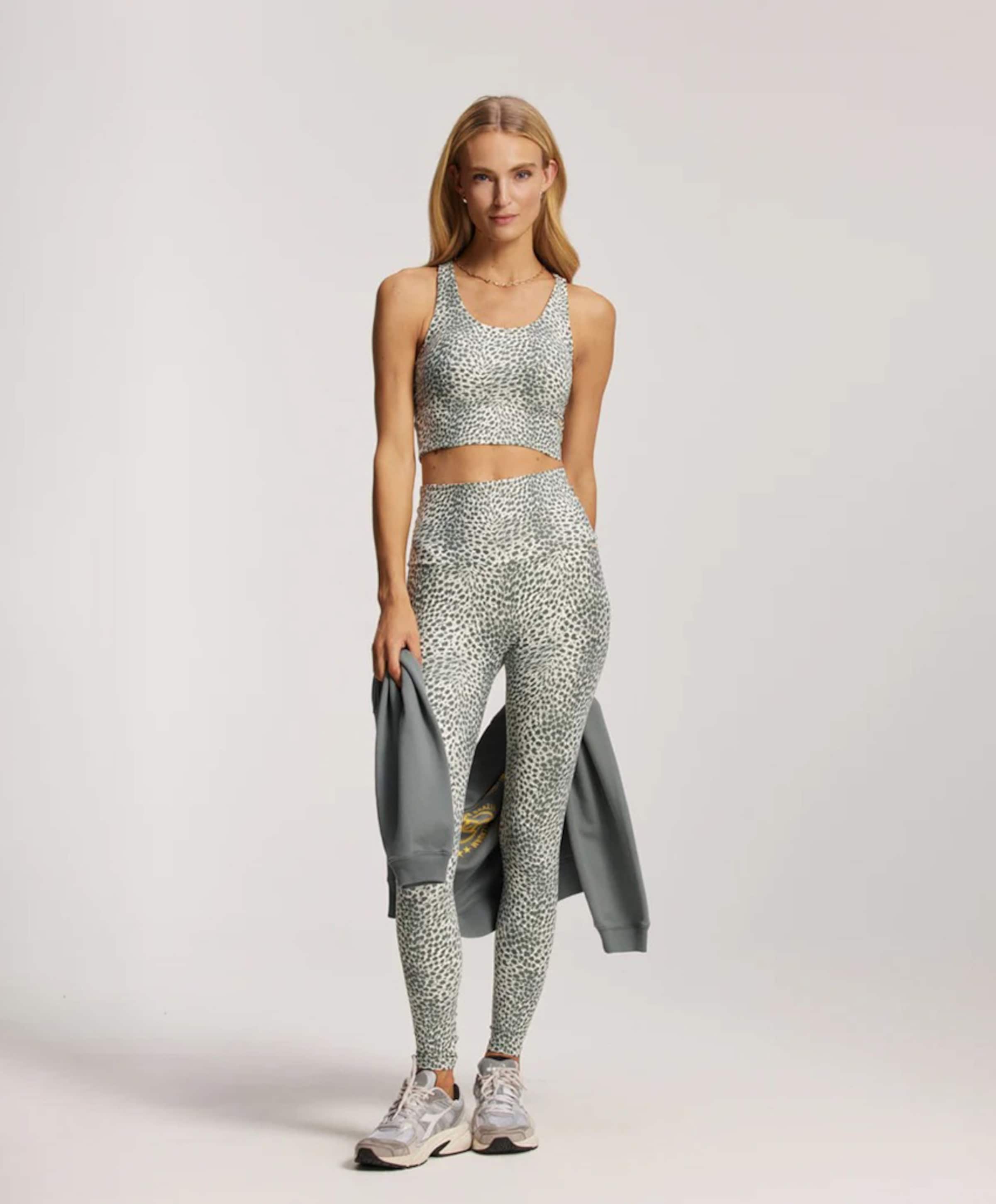 Deblon Sports Classic Leggings High Waistband dames tights groen