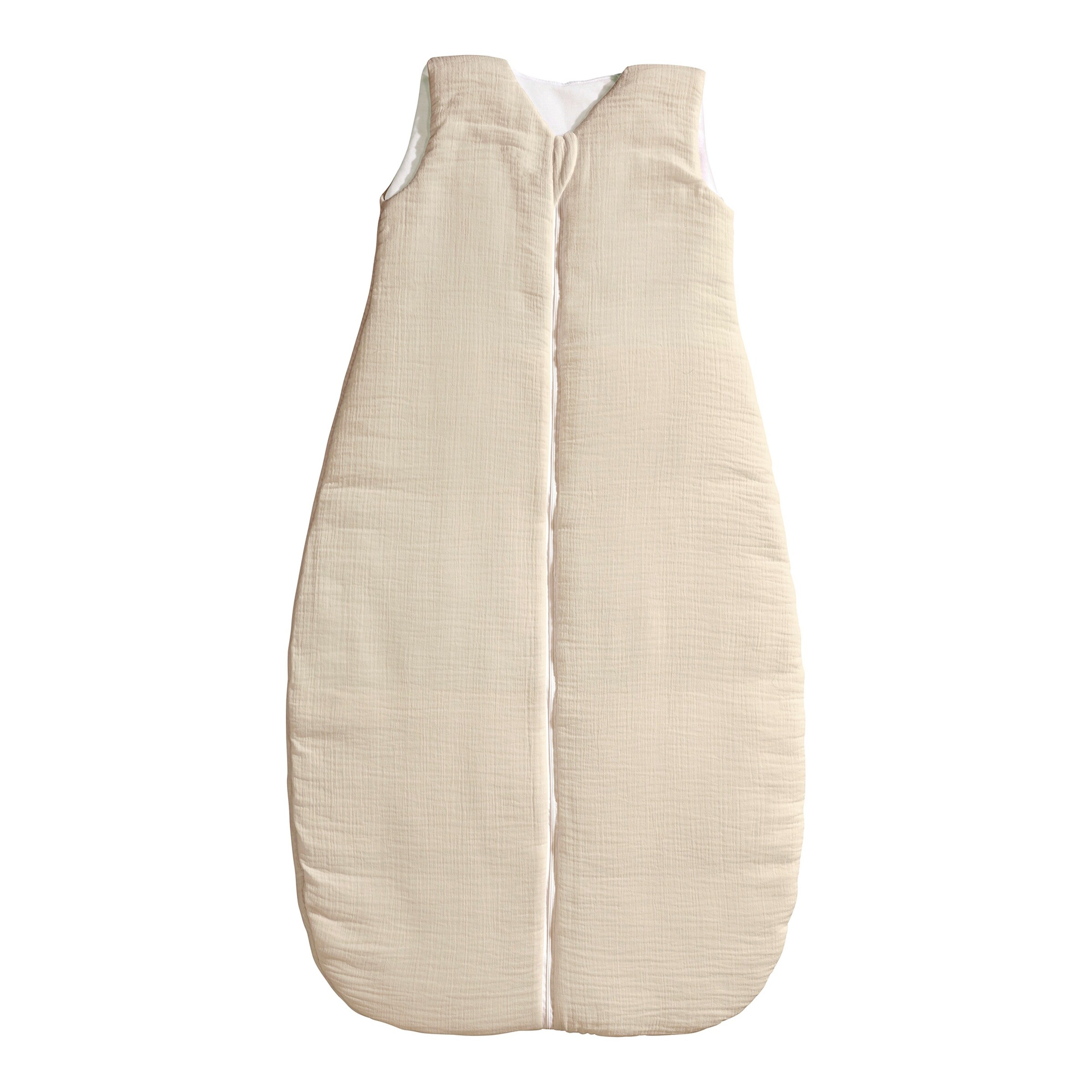 BORNINO HOME Ganzjahresschlafsack Musselin 2.5 TOG sand
