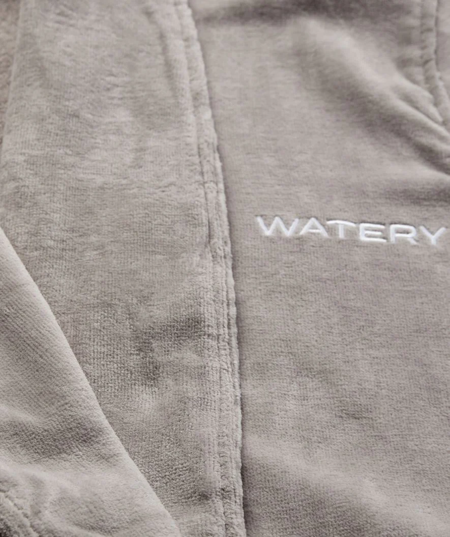 Watery badekåbe til mænd - Mariana - Grå