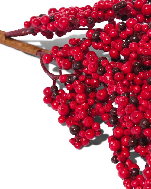 branche de Noël décorative 68cm rouge