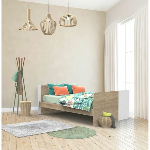 Lit 70x140 cm évolutif en lit junior 200 cm NOVA Blanc - SAUTHON