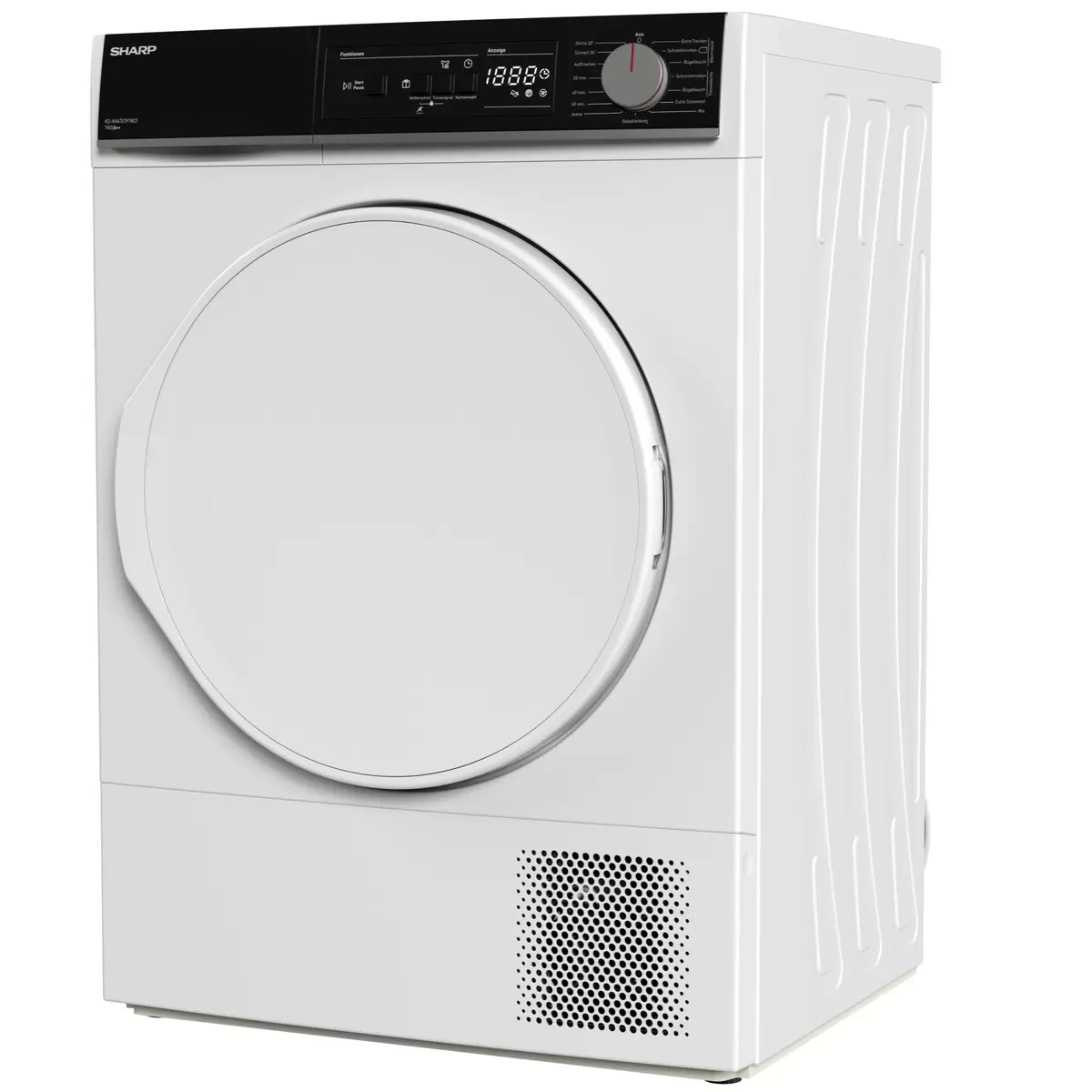 Wäschetrockner 7kg Sharp KD-NHA7S7P1W21-DE weiss