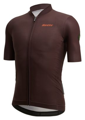 Maillot Manches Courtes Santini Glory Day Marron