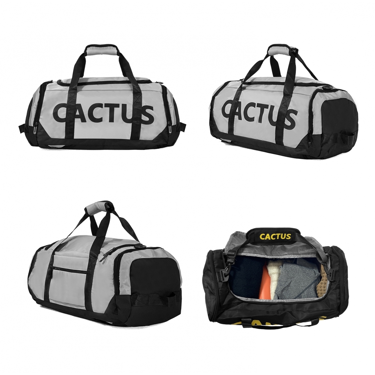 Cactus Sac de voyage week-end et sport 50L Cactus 2en1 porté dos sans roulettes