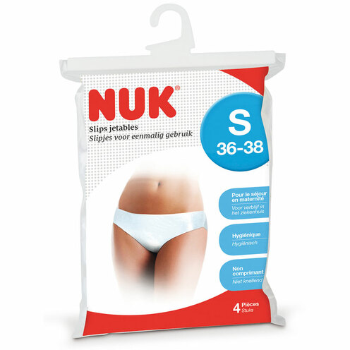 Lot de 4 slips jetables Taille S - NUK