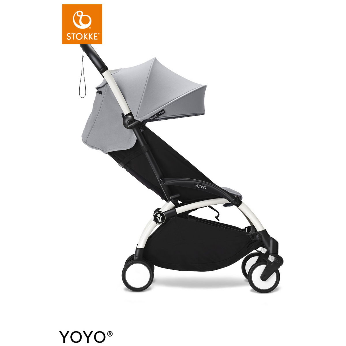 STOKKESTOKKE   YOYO³ 0+ white mit 6+ Textilset stone