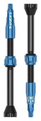 Valve Lezyne Tubeless CNC 60 mm Bleu