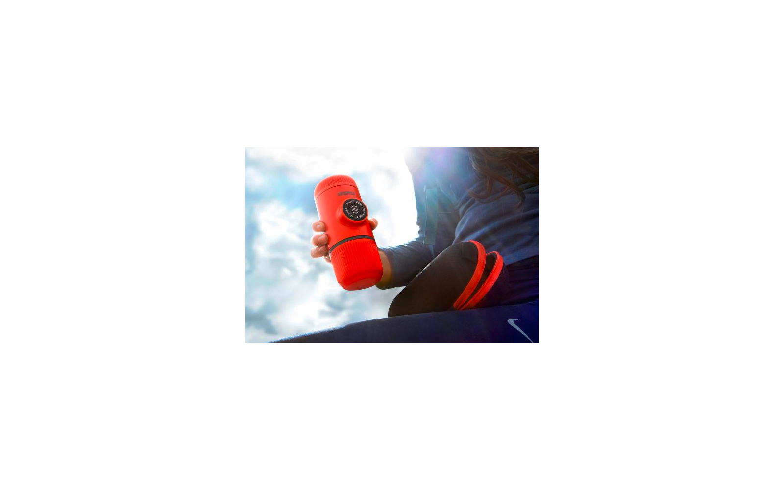 Wacaco Nanopresso inklusive Schutzhülle lava rot