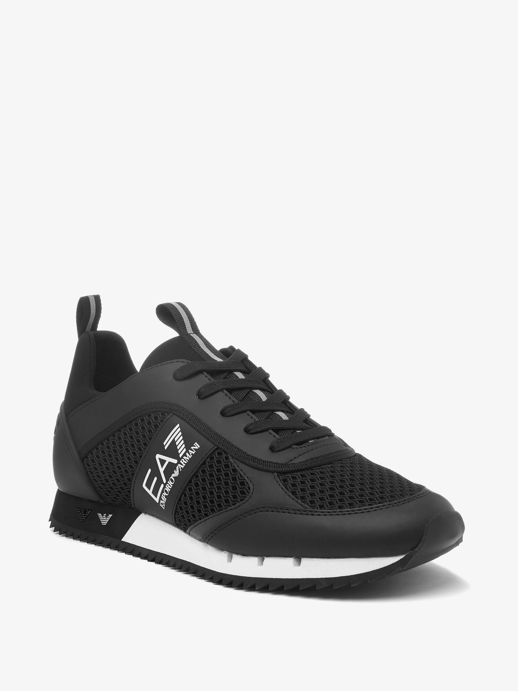 Zwart - Emporio Armani EA7 Evolution vetersneakers