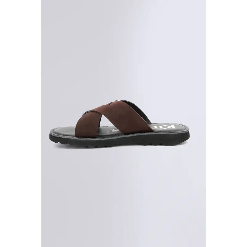 Kick neol Marron MULES Cuir Homme