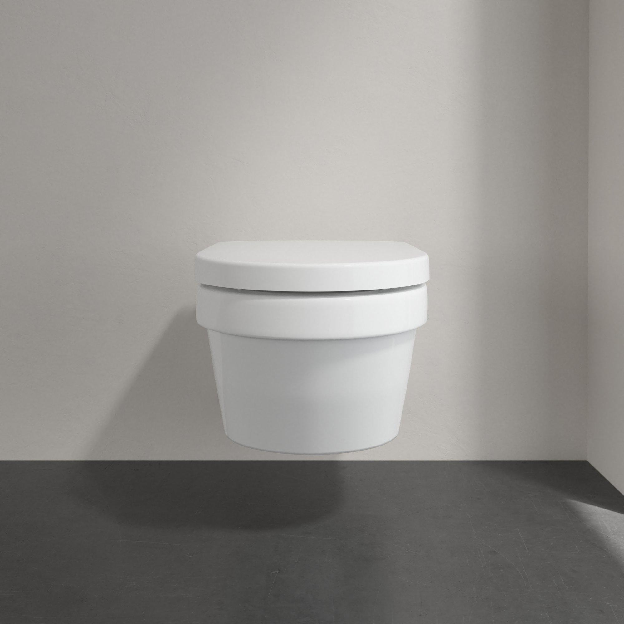 Villeroy & Boch Architectura randloos toilet ovaal met softclose zitting wit glans