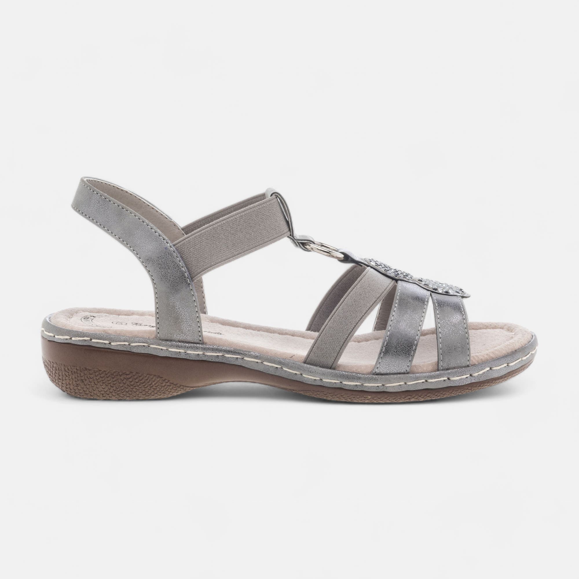 Sandales Femme gris