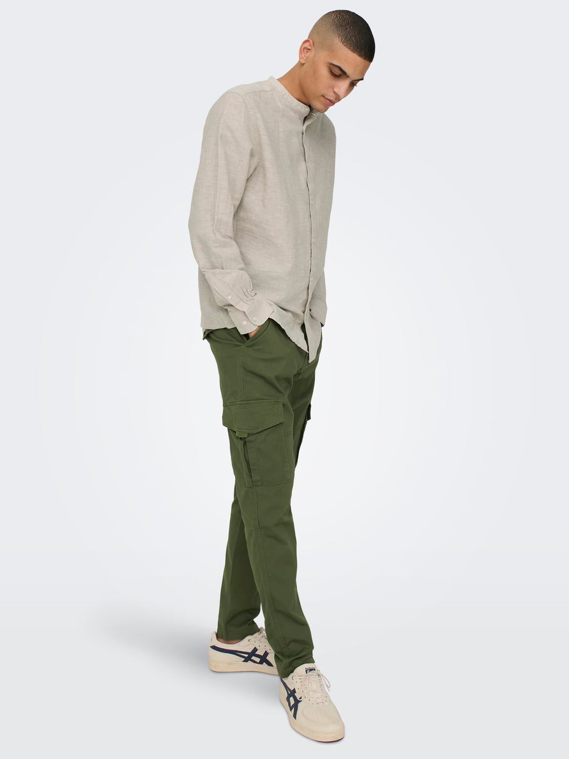 ONSDEAN Verjüngt Cargo-Hose Olive Night
