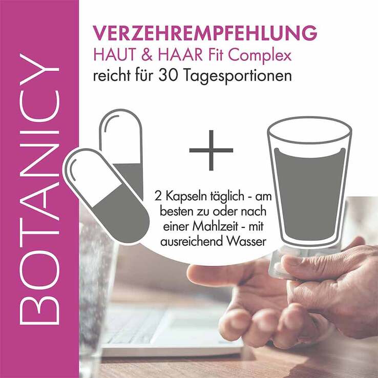 Botanicy Haut & Haar Fit Complex mit Actrisave Kapseln, 60 St