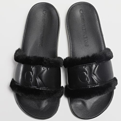 Claquettes Femme Slide 0754 Noir