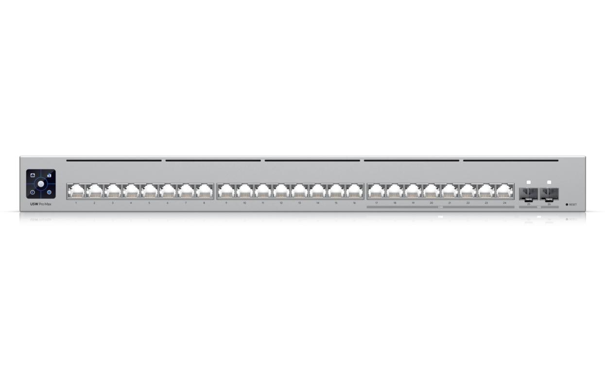 Pro Max 24 26 Port<br>Leistungsstarker 24-Port Managed Switch für professionelle Netzwerke