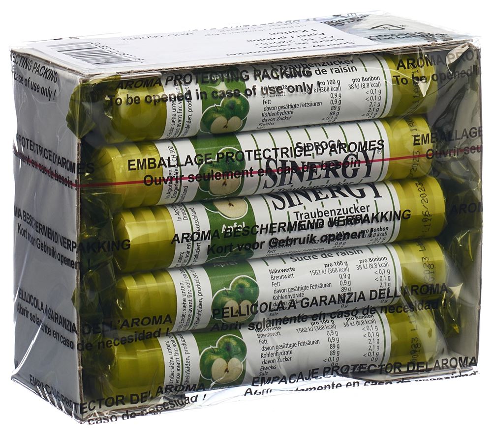 SINERGY Traubenzucker Apfel 40 g