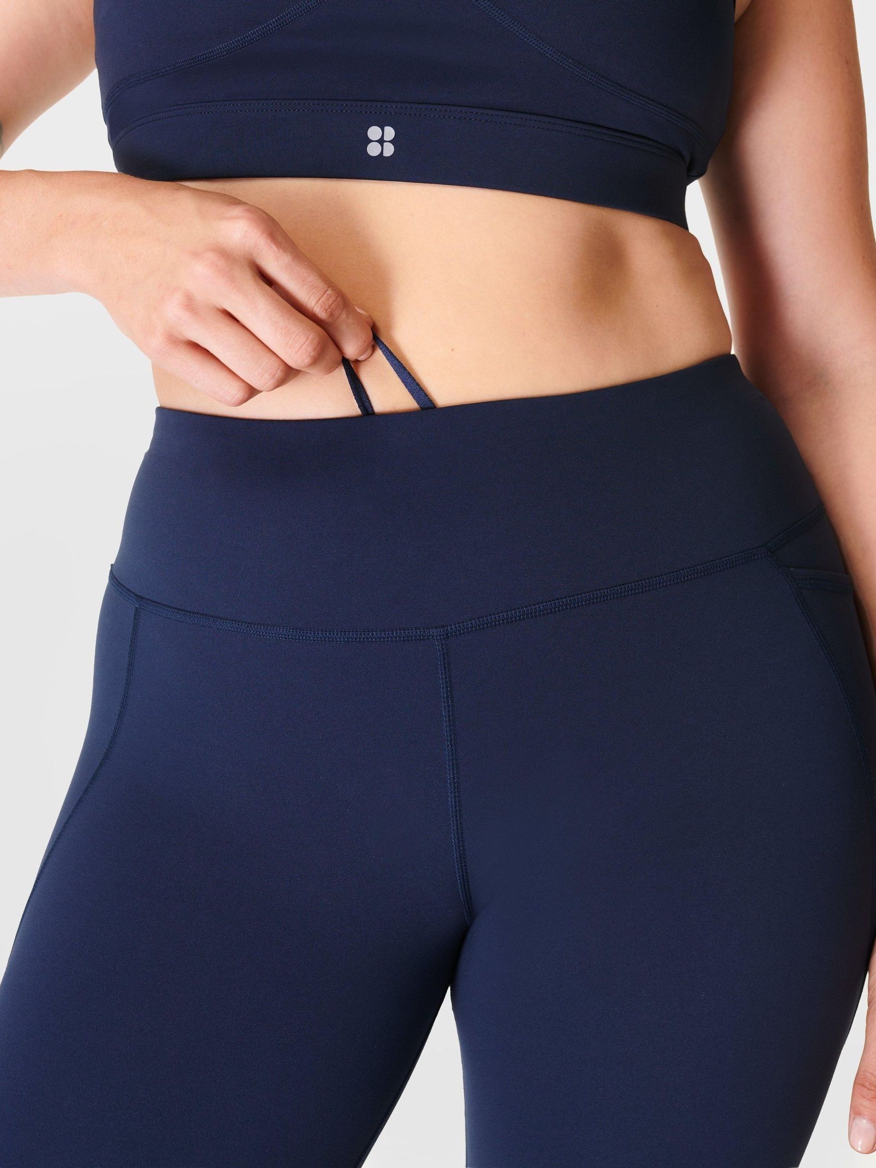 Blauw - Sweaty Betty Power bikershort van 9