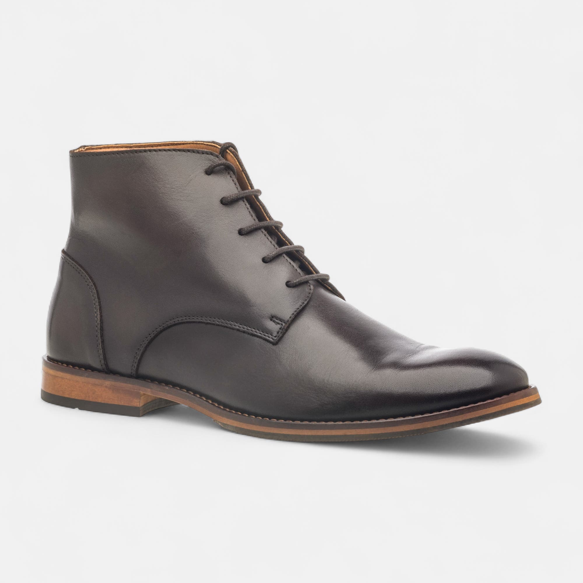 Bottines habillées Homme en cuir marron