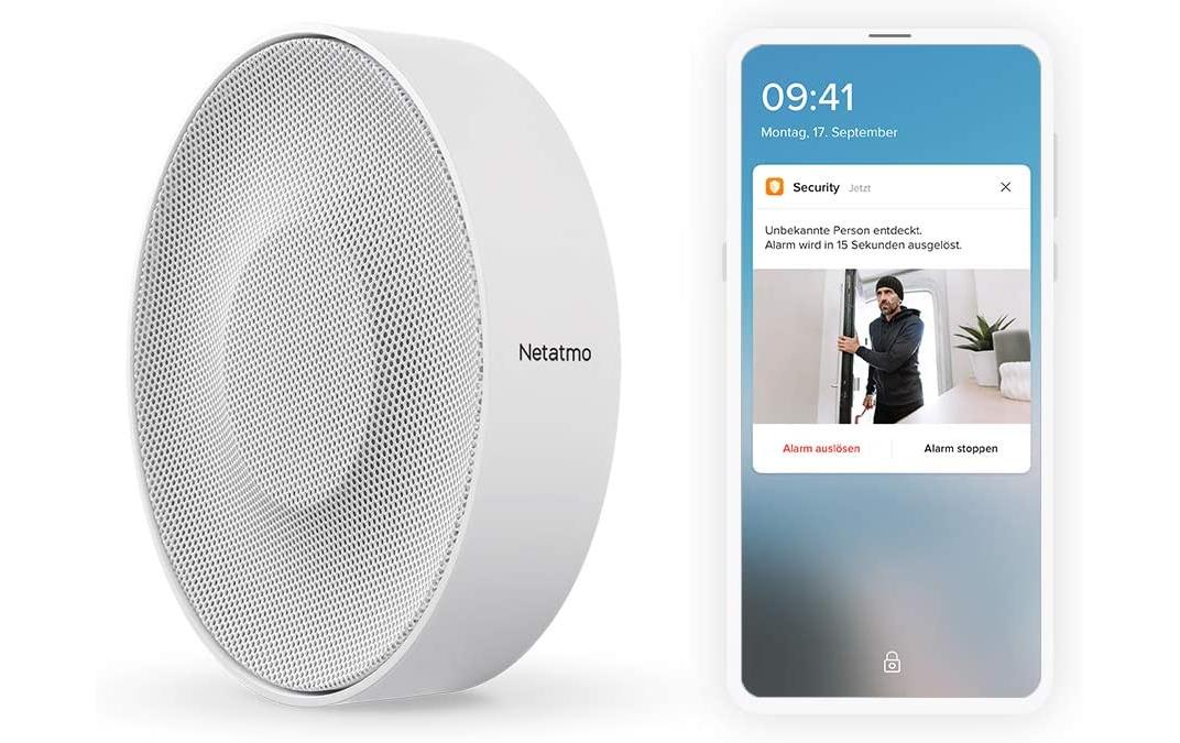 Smarte Innen-AlarmsireneNetatmo Smarte Innen-Alarmsirene