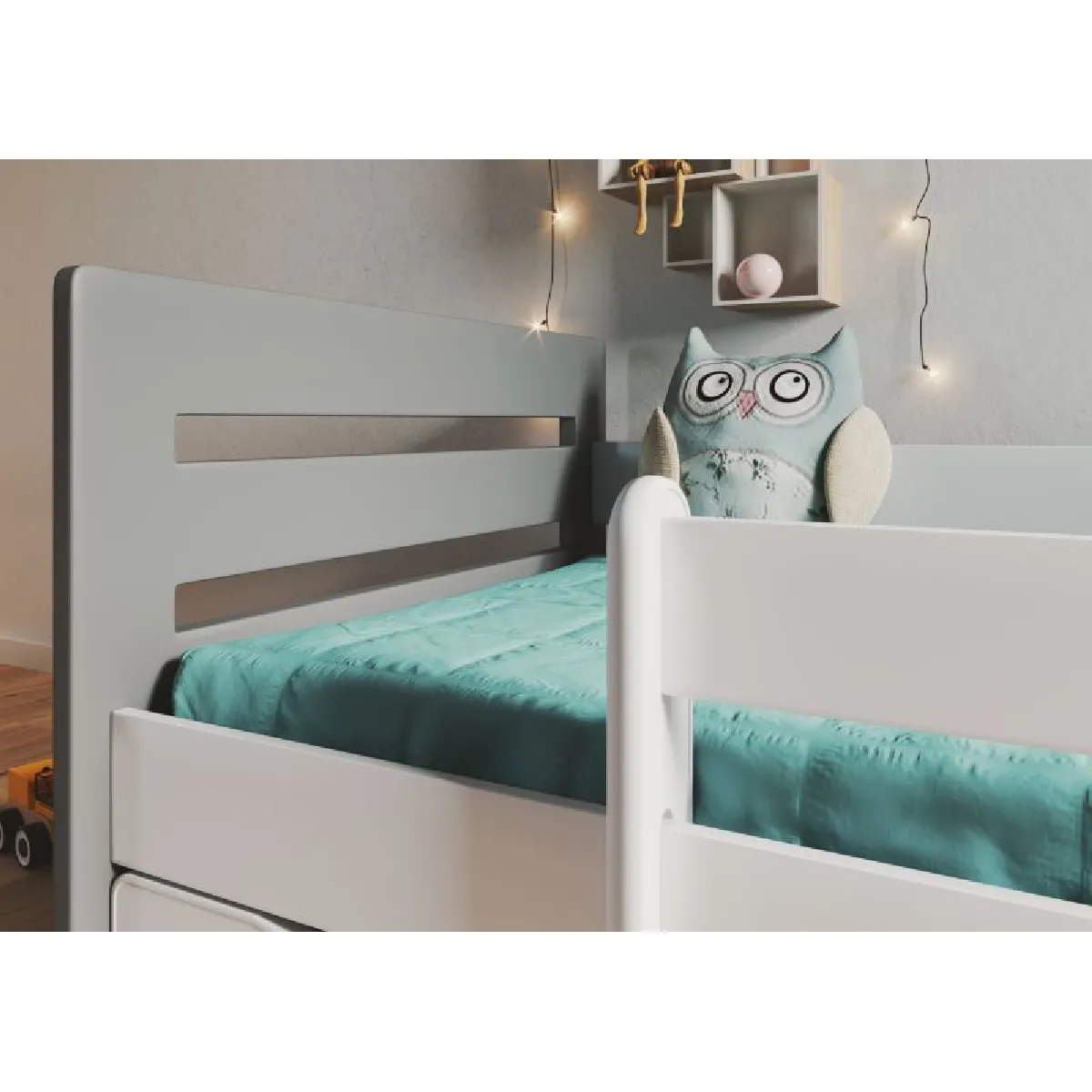 Lit Tomi Mix Gris 180/80