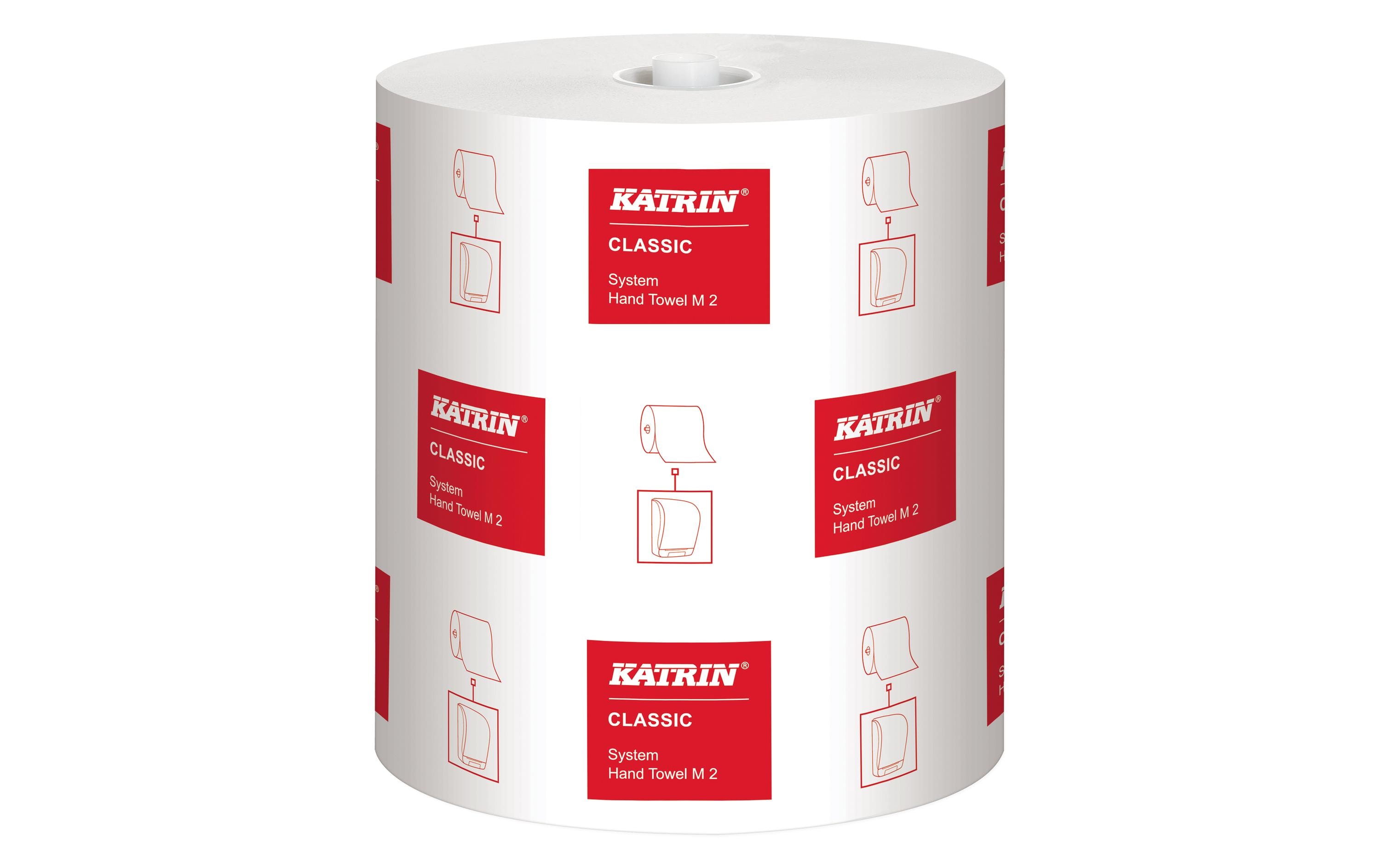 Handtuchrolle System M 2-lagig 21.0 cm x 160 mEine hygienische Lösung, basierend auf extrem saugfähigen Tissuepapier für effektives Trocknen