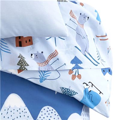 Linge de lit enfant ours polaire - BECQUET CRÉATION