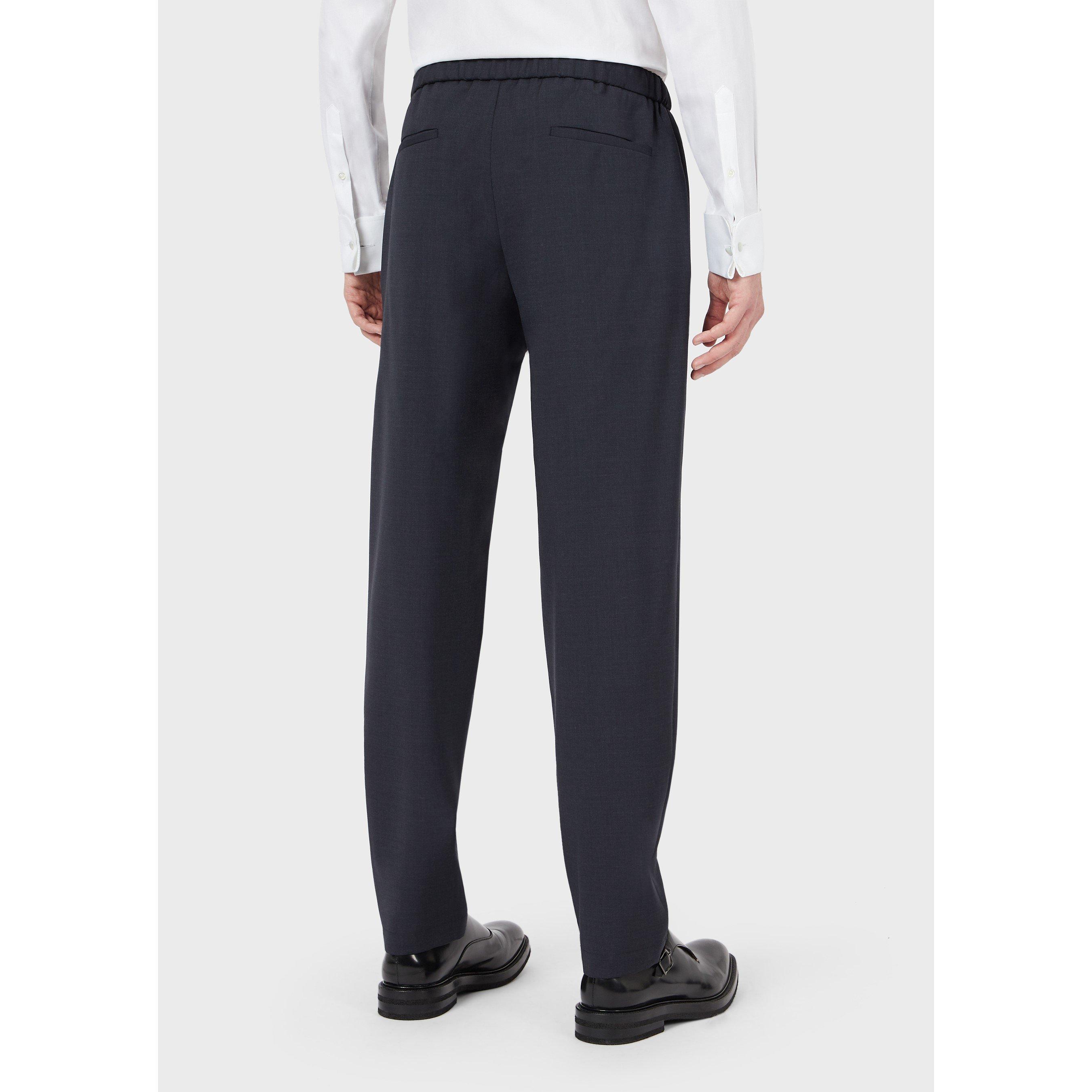 Emporio Armani Straight Leg Trousers