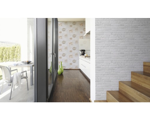 Vliesbehang 94283-2 Best of Wood'n Stone steen lichtgrijs