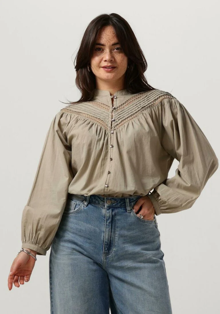 CIRCLE OF TRUST zilveren circle of trust blouse trixie blouse