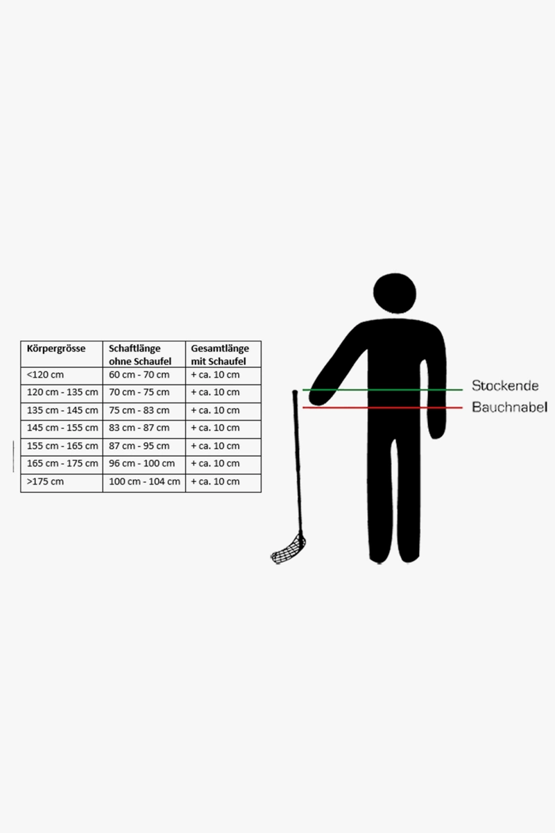Oxdog Hyperlight HES 27 GN 101 cm Unihockeystock