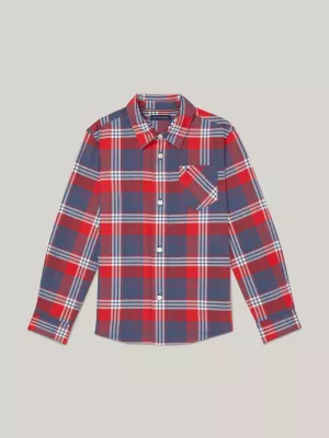 Camisa xadrez adaptável