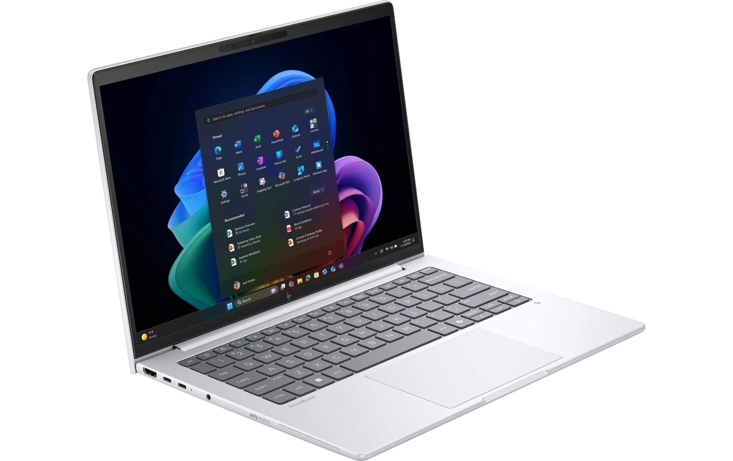 HP Business-Notebook »EliteBook 8 G1a 14 Next Gen AI PC AD4F4ET« / 14 ″ AMD Ryzen Radeon