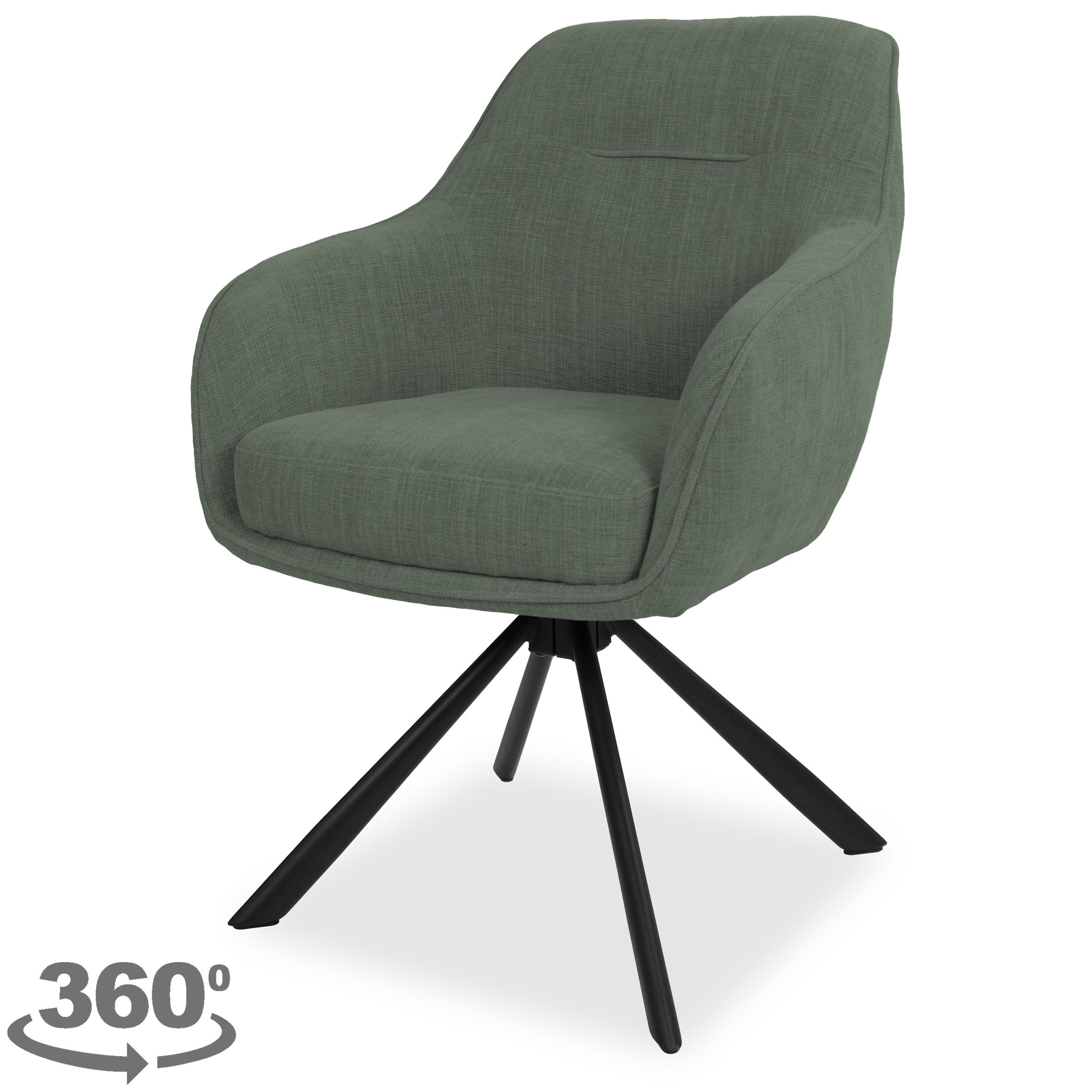 Eetkamerstoel Forest Green Madie B60 x D63 x H88 cm