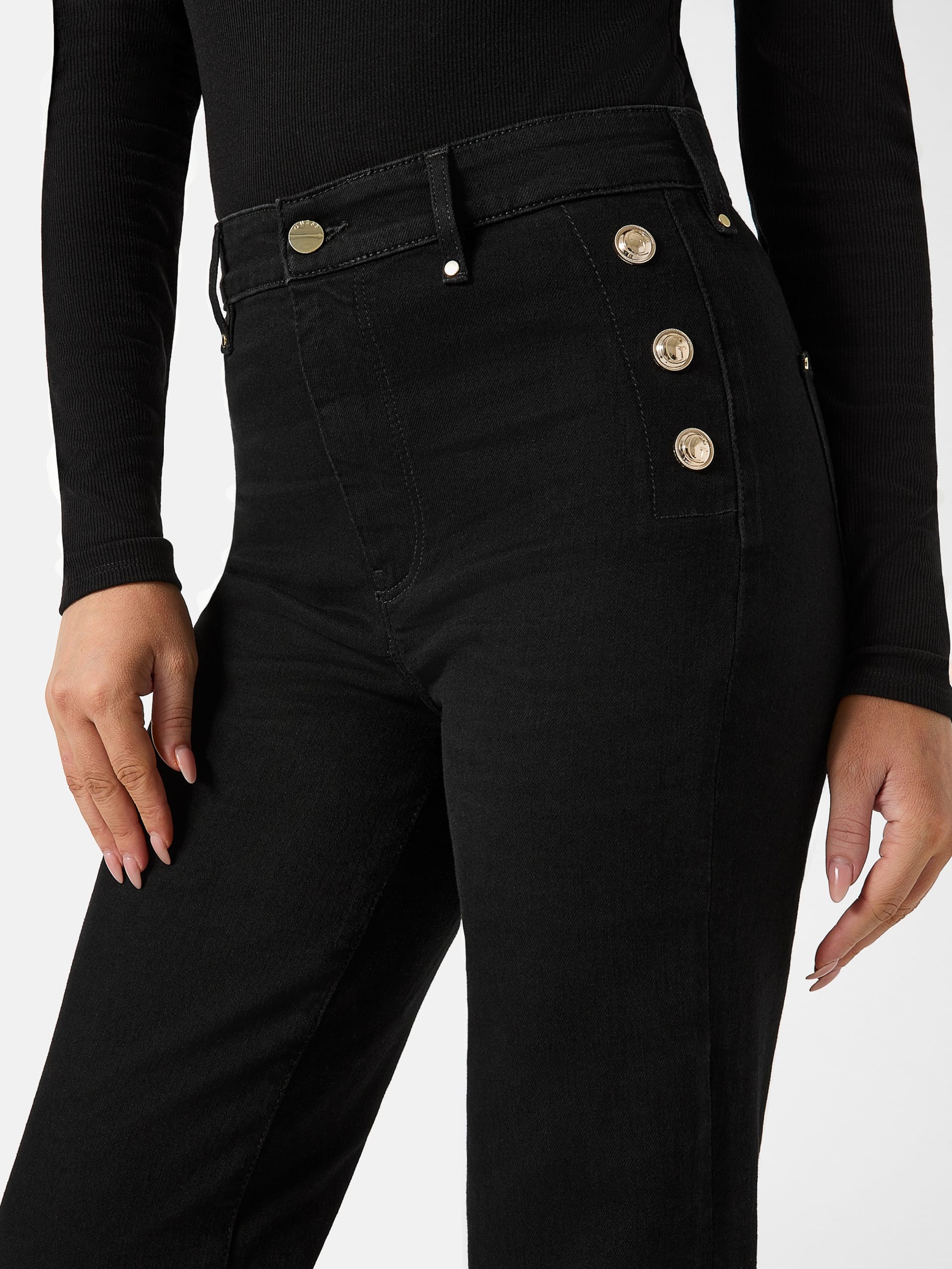 Calça jeans boca de sino Eco Faye Sailor