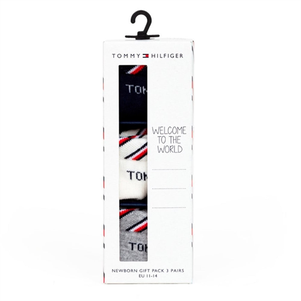 Newborn 3-pak Giftbox Strømper Tommy Original