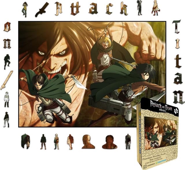 Crafthub Attack on Titan puslespil (Titan Clash)