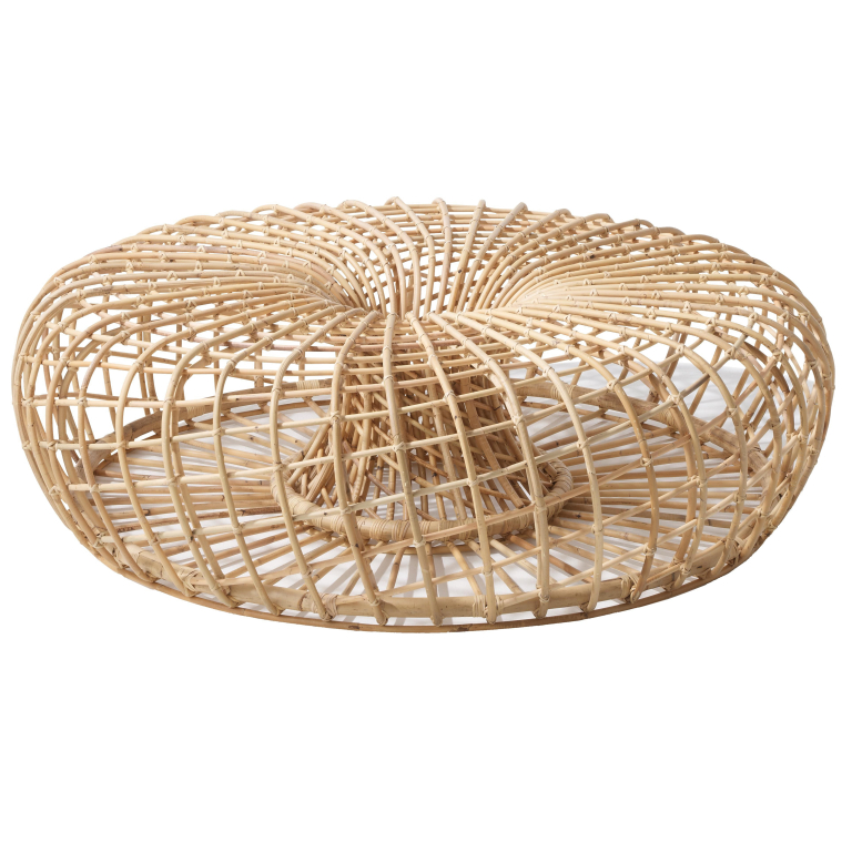Cane-Line Nest Rattan hocker Ø130 indoor