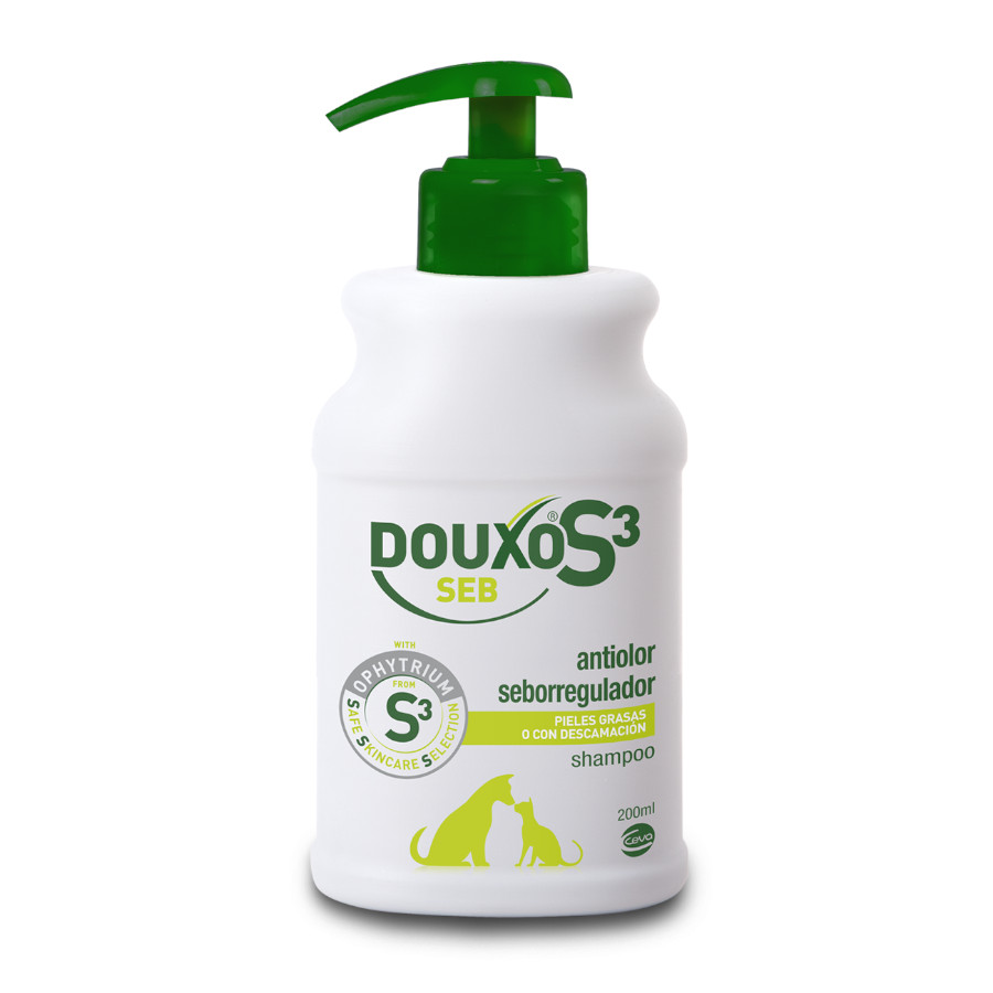 Shampoo Douxo S3 Seb para Pele Oleosa em Cães e Gatos