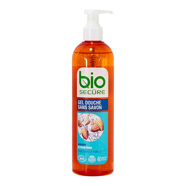 Gel douche sans savon bio 400ml amande