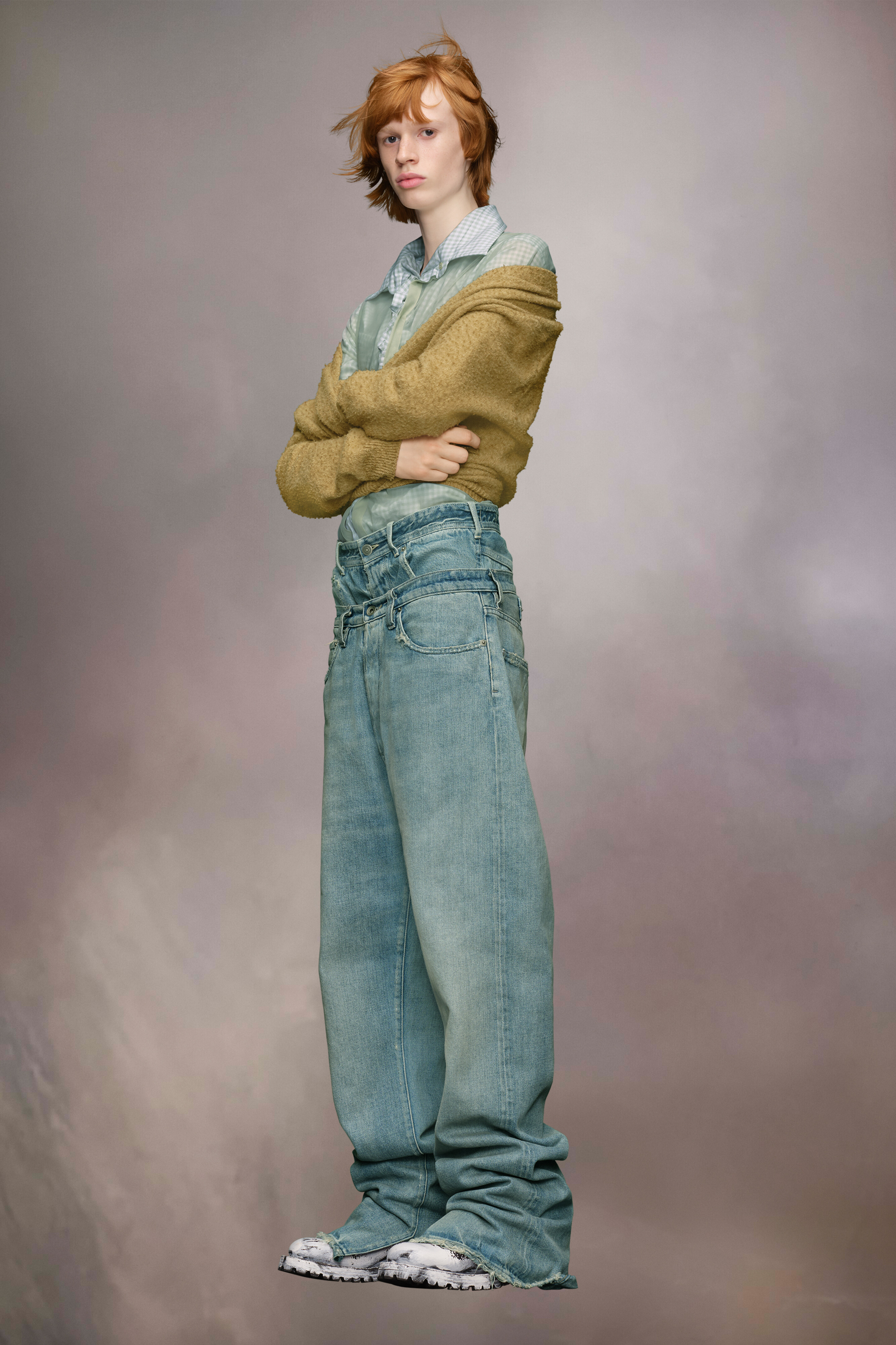 Jean à boucle