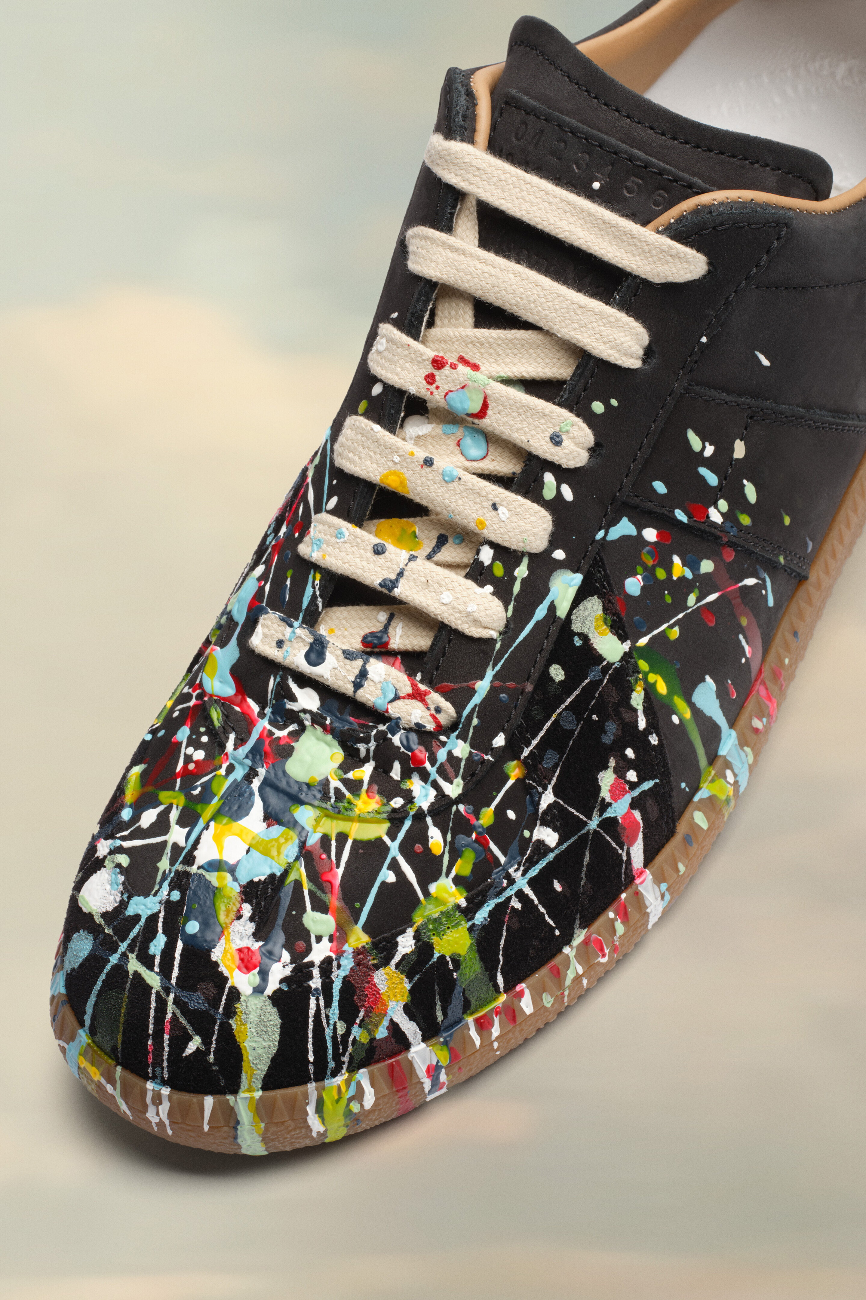 Sneakers Paint Replica Noir