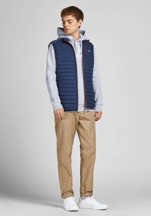 Jack & Jones Steppweste »JJEMULTI BODYWARMER COLLAR NOOS« normal, Polyester, ohne Kapuze