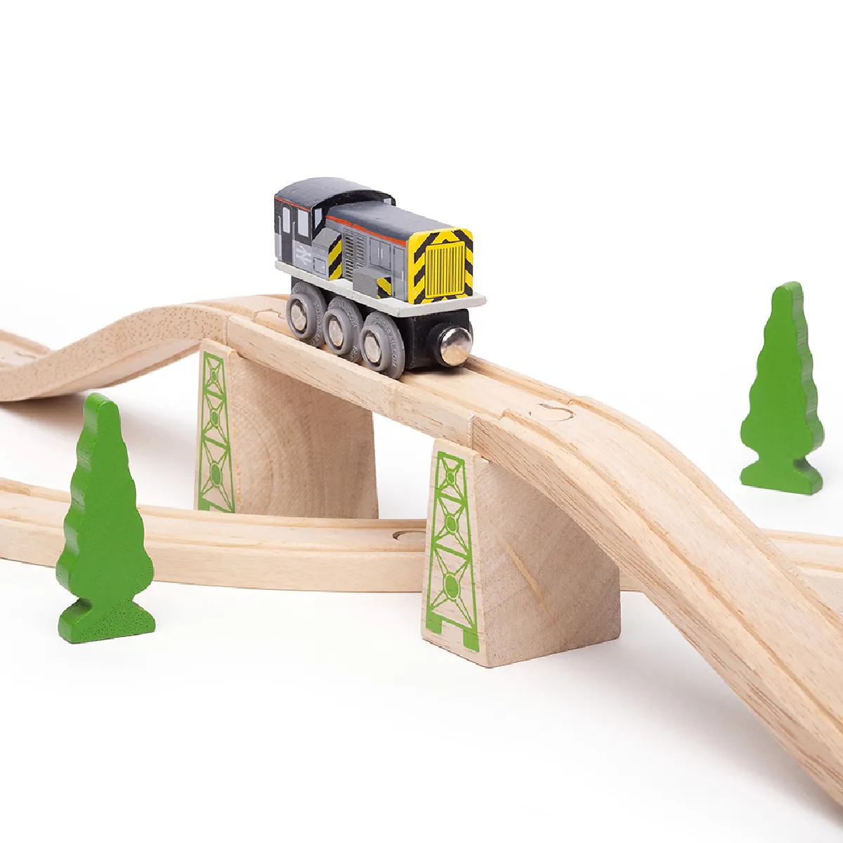 Bigjigs Rail Train de Manœuvre Diesel Classe 8