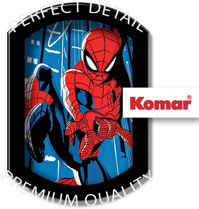 Komar Fototapete »Digitaldruck Vlies -  Spider-Man Rooftop-Rockin‘ - Grösse 100 x 250 cm« bedruckt glatt Kinderzimmer