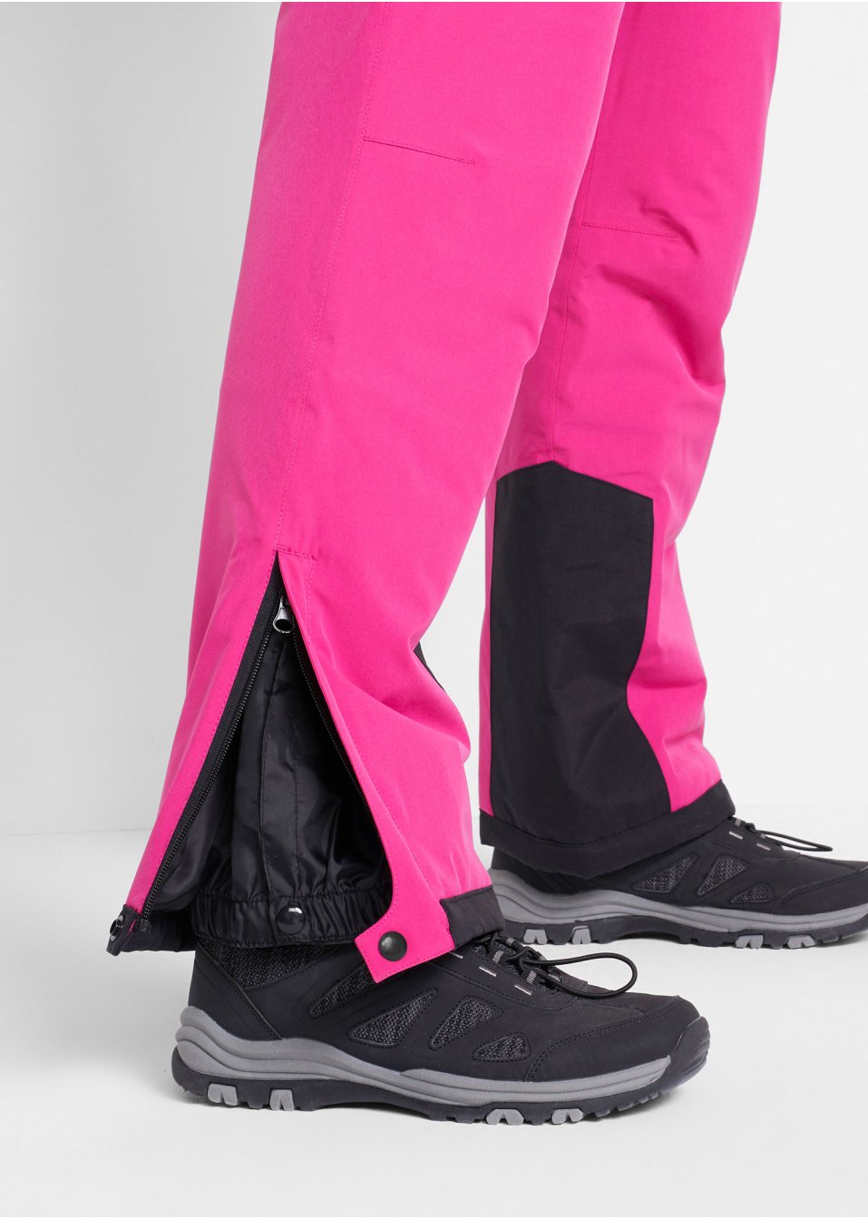 Pantalon de ski thermo fonctionnel avec pare-neige, étanche, Straight